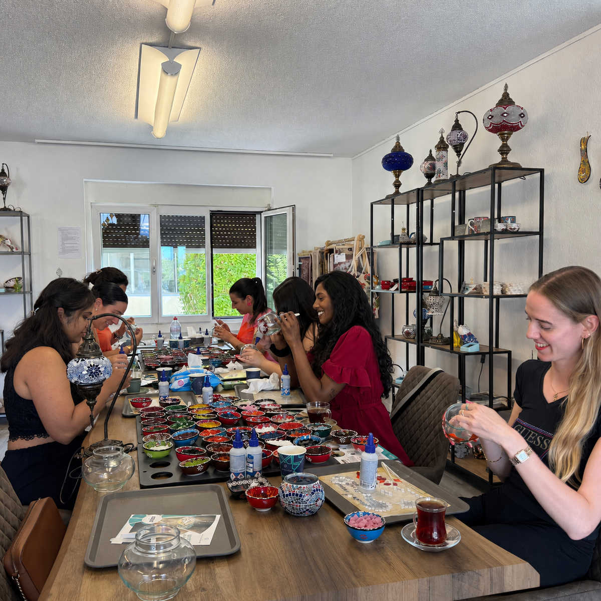 Mosaic Lamp Workshop in Warwick