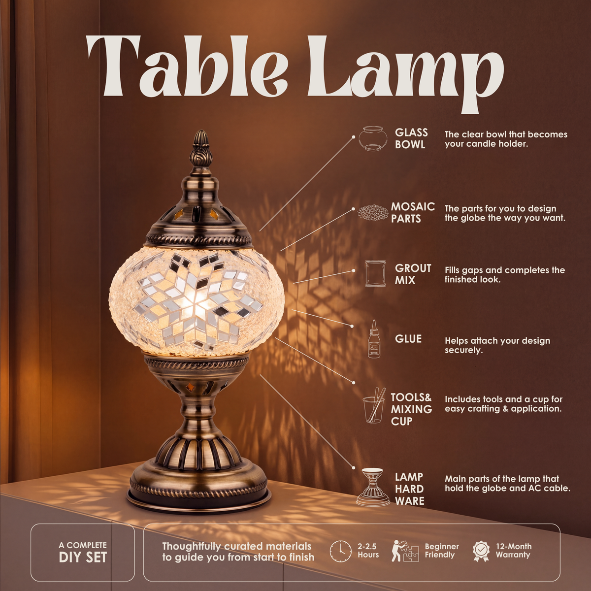 Tall Table Lamp DIY Kits