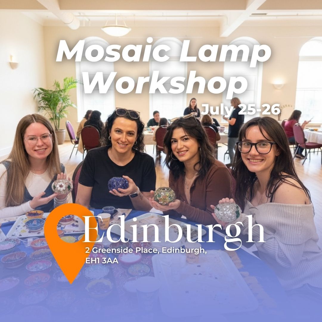 Mosaic Lamp Workshop in Edinburgh