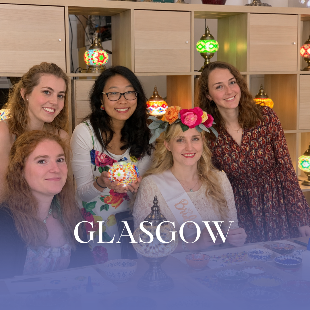 Mosaic Lamp Workshop in Glasgow