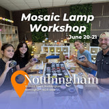 Mosaic Lamp Workshop in Nottingham