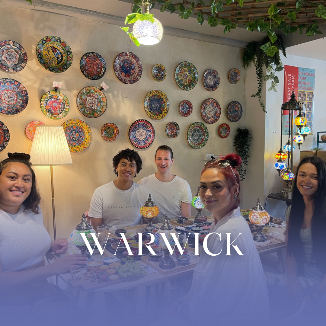 Mosaic Lamp Workshop in Warwick