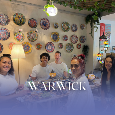 Mosaic Lamp Workshop in Warwick