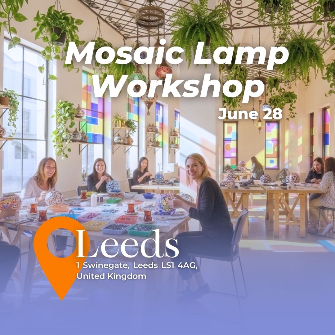 Mosaic Lamp Workshop in Leeds