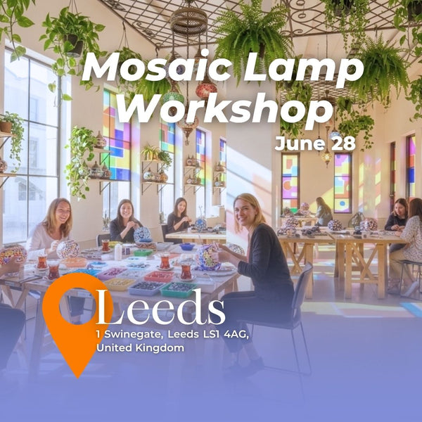 Mosaic Lamp Workshop in Leeds