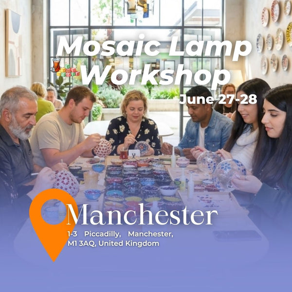 Mosaic Lamp Workshop in Manchester