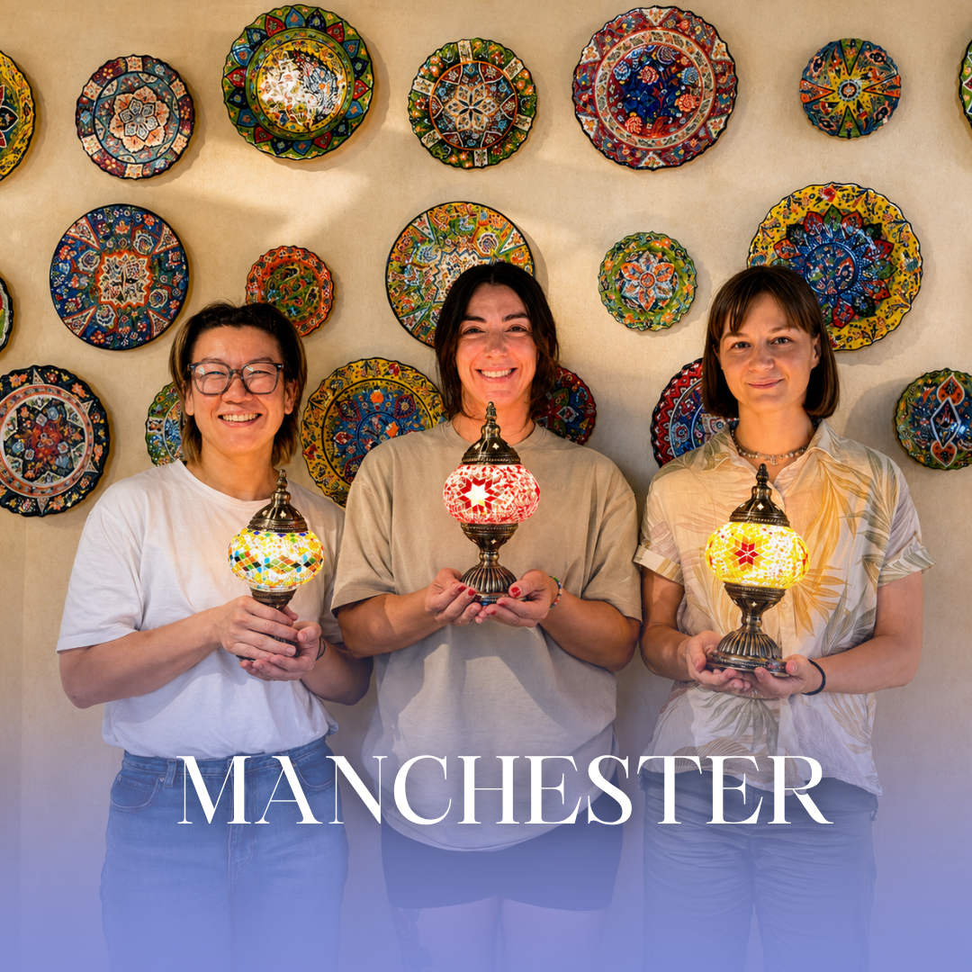Mosaic Lamp Workshop in Manchester