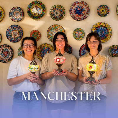 Mosaic Lamp Workshop in Manchester