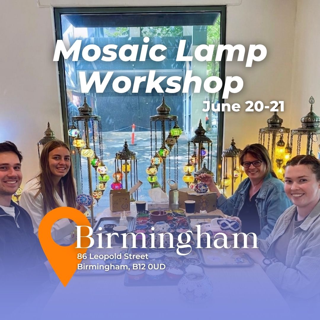 Mosaic Lamp Workshop in Birmingham