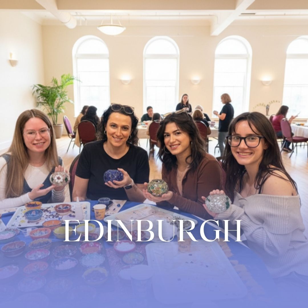 Mosaic Lamp Workshop in Edinburgh