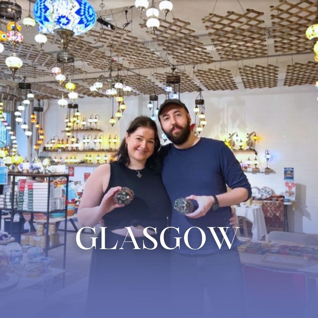 Mosaic Lamp Workshop in Glasgow