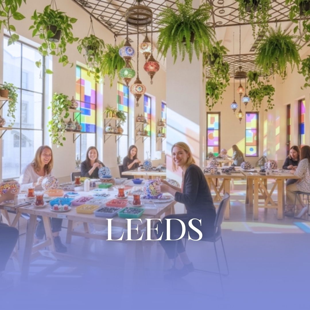 Mosaic Lamp Workshop in Leeds
