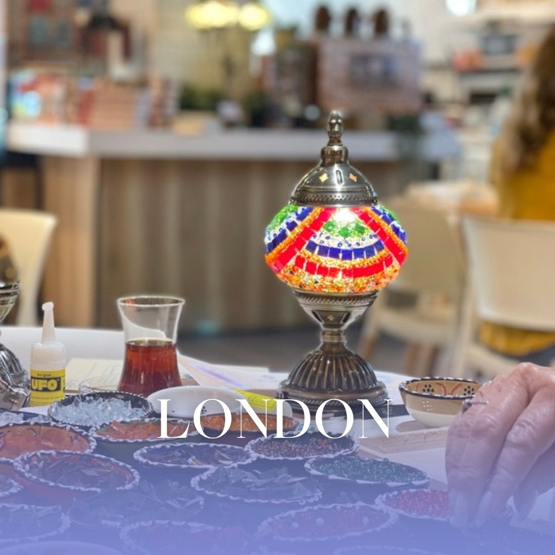 Mosaic Lamp Workshop in London