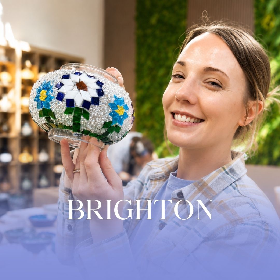 Mosaic Lamp Workshop in Brighton