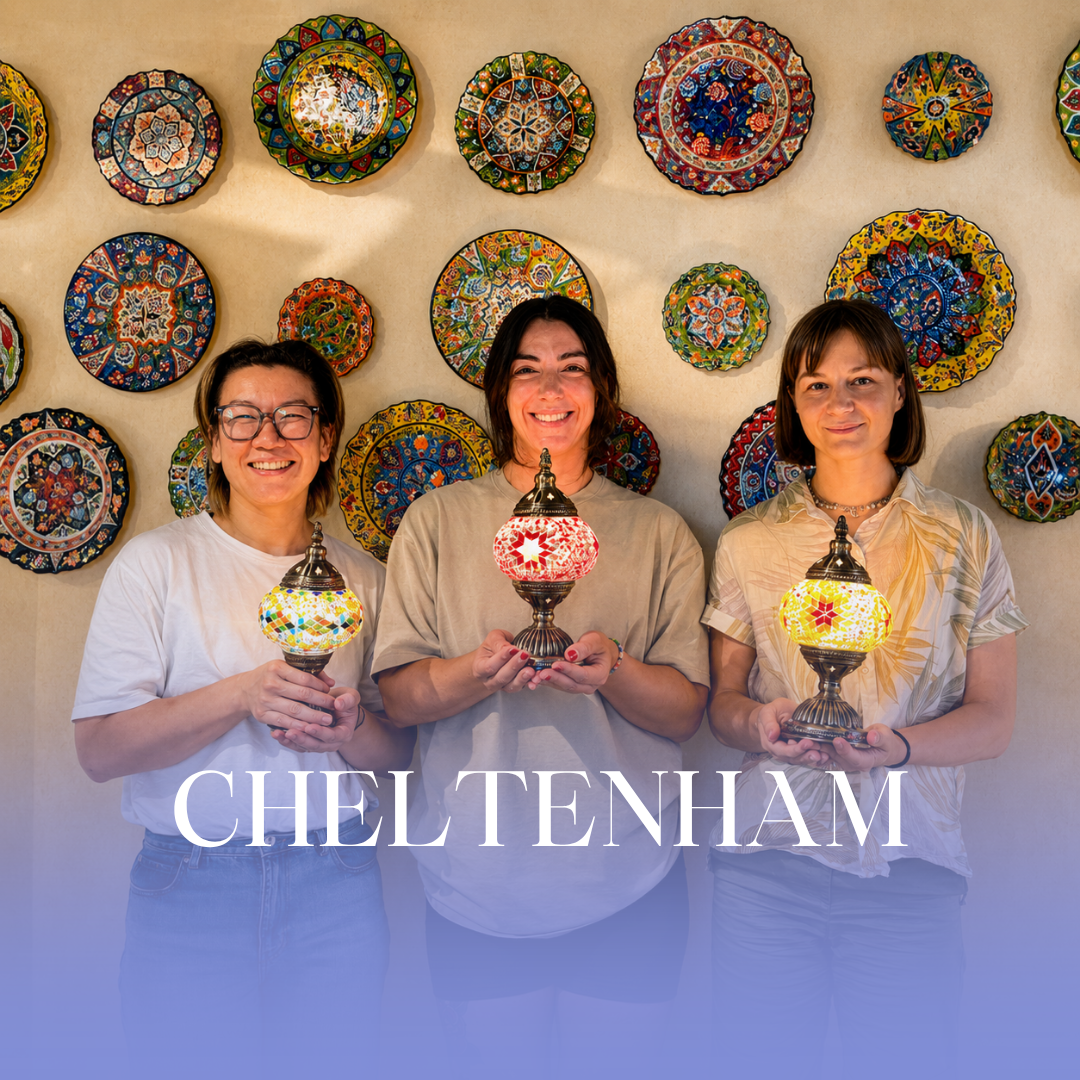 Mosaic Lamp Workshop in Cheltenham