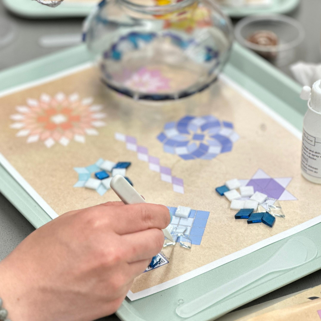 mosaic lamp workshop